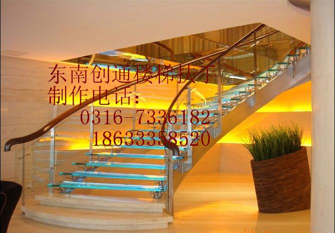 唐山鐵藝樓梯扶手，玻璃樓梯扶手，樓梯扶手高度，唐山創(chuàng)通樓梯制作公司