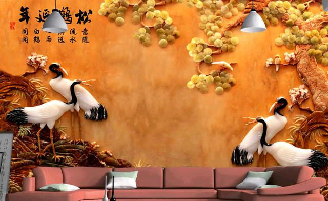 供應瓷磚背景墻免噴砂雕刻機 瓷磚背景墻工藝介紹 多功能背景墻雕刻機