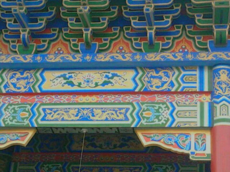 黃石古建彩繪圖片