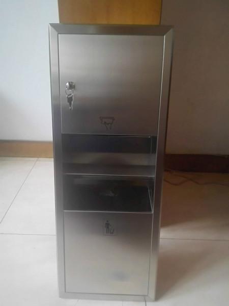 供應(yīng)二合一干手柜、不銹鋼組合式手紙箱、北京明裝廁所紙巾箱批發(fā)