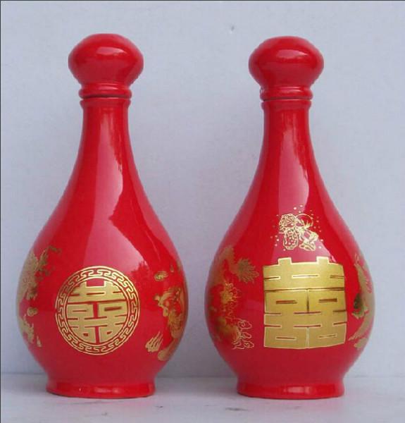 供應一斤裝婚慶才用酒瓶批發(fā)個性定制