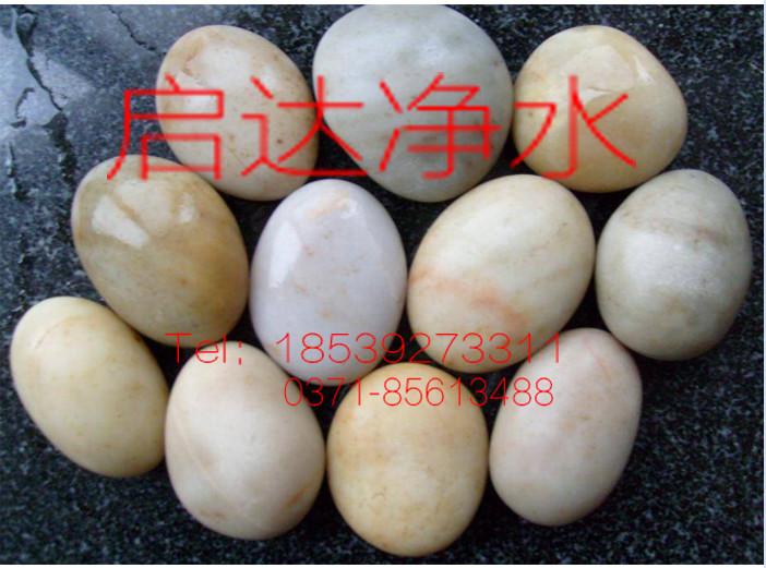 啟達(dá)公司鵝卵石濾料承托層卵石過濾效果廠價直銷4-8mm-16-32mm